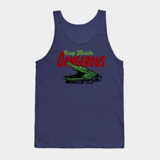 Keep Florida Dangerous - Alligator Tank Top